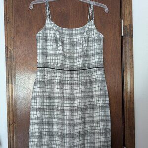 Thin Black Striped Banana Republic Dress